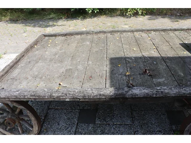 Boerenkar - 130x255x77cm - afbeelding 7 van  8