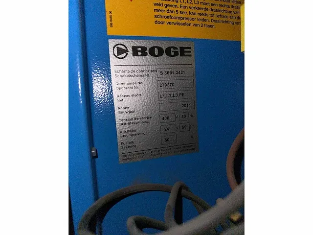 Boge - c 20 - schroefcompressor - 2011 - afbeelding 5 van  9