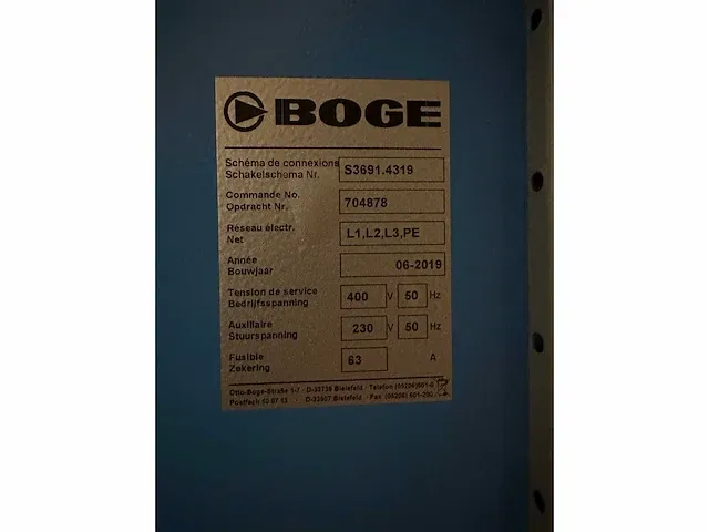 Boge - c25f - luchtcompressor - 2019 - afbeelding 7 van  11