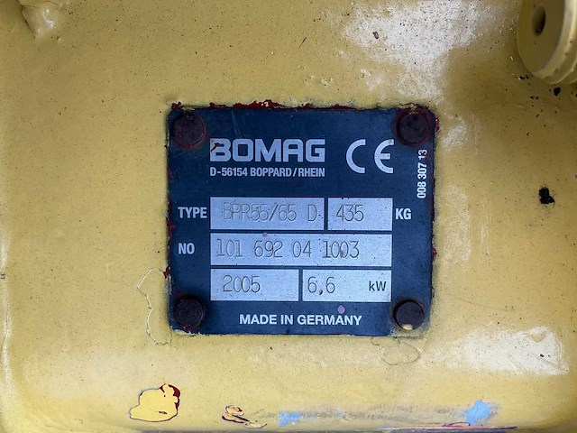 Bomag bpr55/65d trilplaat - afbeelding 4 van  12