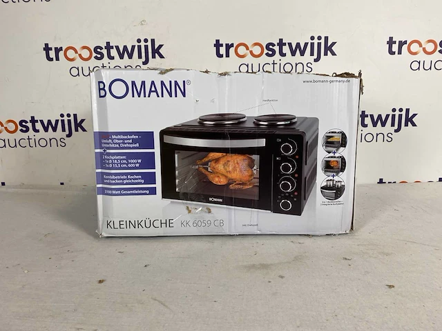 Bomann kk 6059 cb kookplaat electrisch zwart - afbeelding 2 van  2