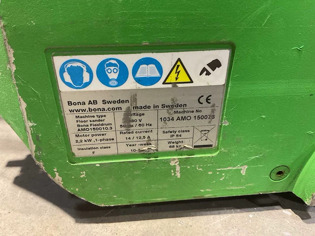 Bona flexidrum parketschuurmachine - afbeelding 4 van  4