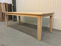 Bonaire eetkamertafel eikenhout - afbeelding 2 van  8