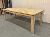 Bonaire eetkamertafel eikenhout - afbeelding 3 van  8