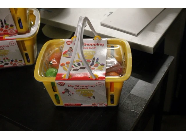 Boodschappen mand met inhoud speelgoed ds h03 - afbeelding 1 van  5