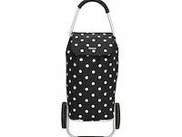 Boodschappentrolley beagles, black/white dots - afbeelding 1 van  2