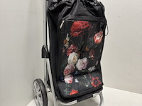 Boodschappentrolley beagles, flowers - afbeelding 1 van  2