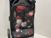 Boodschappentrolley beagles, flowers - afbeelding 2 van  2