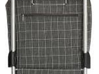 Boodschappentrolley, beagles, grey checkered - afbeelding 2 van  2