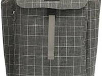 Boodschappentrolley, beagles, grey checkered - afbeelding 1 van  3