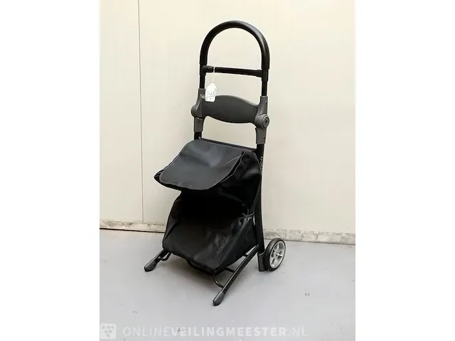 Boodschappentrolley wheelzahead, zwart - afbeelding 1 van  3