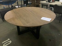 Booming brown eetkamertafel rond 150cm - afbeelding 1 van  4
