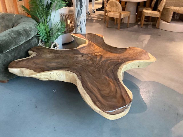 Boomstam salontafel - afbeelding 4 van  10