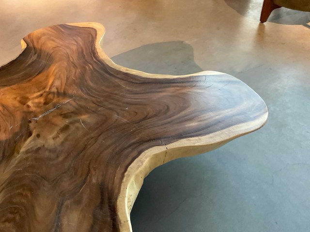 Boomstam salontafel - afbeelding 10 van  10