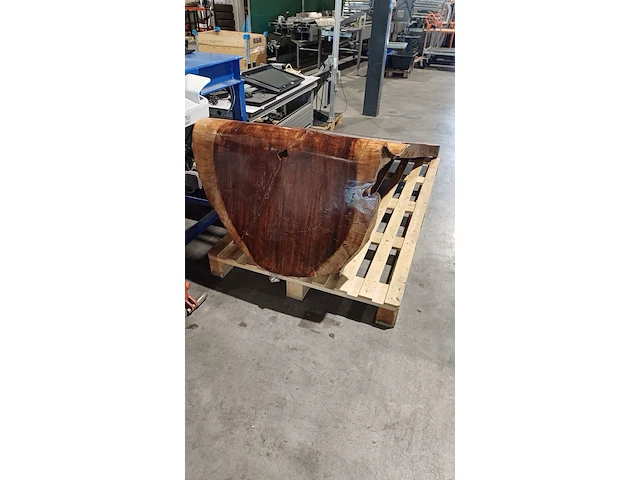 Boomstam tafel 220x100x73 cm epoxy sanderz, 2025 - afbeelding 1 van  3