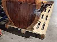 Boomstam tafel 220x100x73 cm epoxy sanderz, 2025 - afbeelding 1 van  3