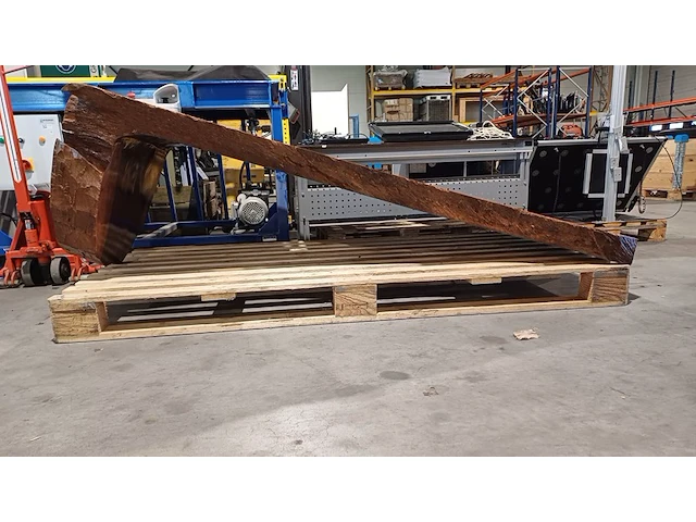 Boomstam tafel 220x100x73 cm epoxy sanderz, 2025 - afbeelding 2 van  3