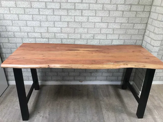 Boomstam tafel hoogmodel - afbeelding 3 van  3