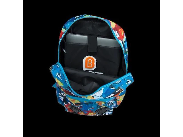 Boomzac rugtas met bluetooth, blauw - afbeelding 2 van  3