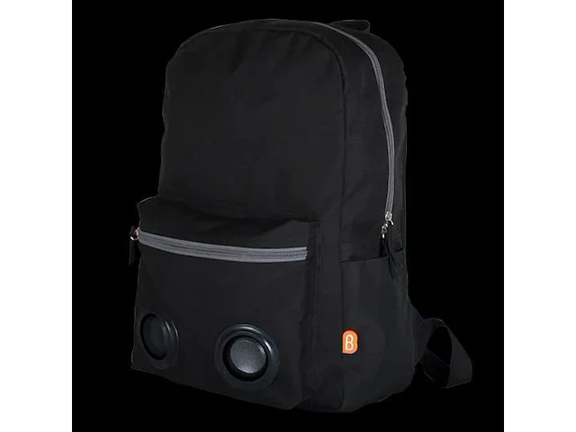 Boomzac rugtas met bluetooth, zwart - afbeelding 2 van  2