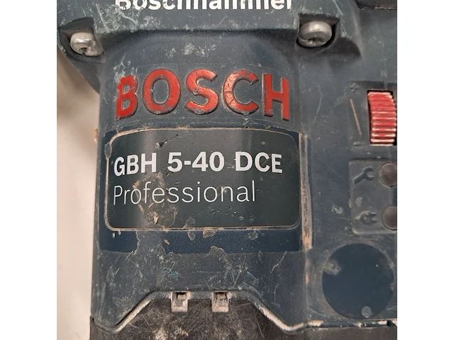 Boor-/breekhamer - 6kg - 230v - sds-max, bosch, gbh 5-40 dce, 2013 - afbeelding 4 van  5