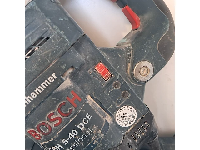 Boor-/breekhamer - 6kg - 230v - sds-max, bosch, gbh 5-40 dce, 2014 - afbeelding 4 van  9