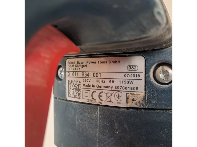 Boor-/breekhamer - 6kg - 230v - sds-max, bosch, gbh 5-40 dce, 2018 - afbeelding 4 van  5