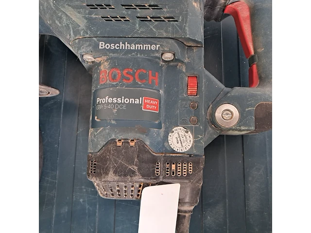 Boor-/breekhamer - 6kg - 230v - sds-max, bosch, gbh 5-40 dce, 2019 - afbeelding 8 van  10