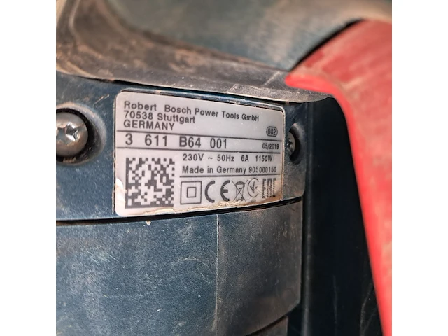Boor-/breekhamer - 6kg - 230v - sds-max, bosch, gbh 5-40 dce, 2019 - afbeelding 9 van  10