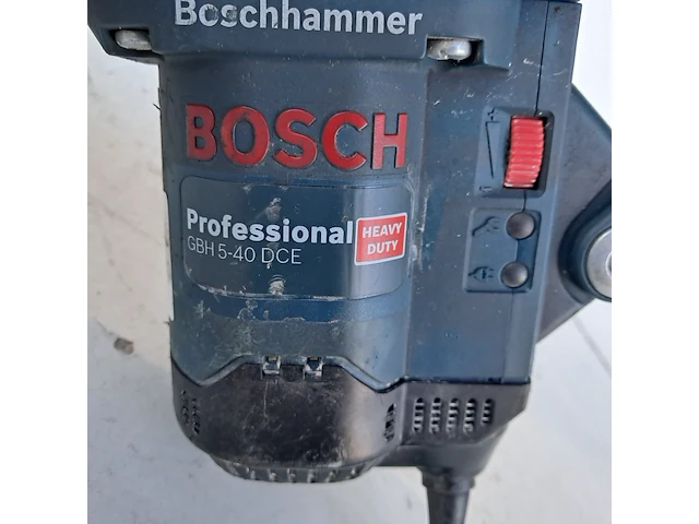 Boor-/breekhamer - 6kg - 230v - sds-max bosch, gbh 5-40 dce, bouwjaar 2017 - afbeelding 6 van  7
