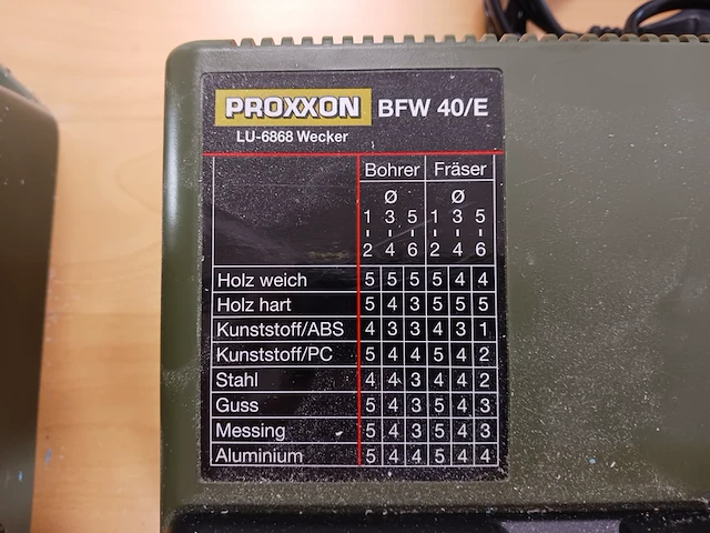 Boor en freesmotor, proxxon, bfw 40/e | locatie roden - afbeelding 8 van  24
