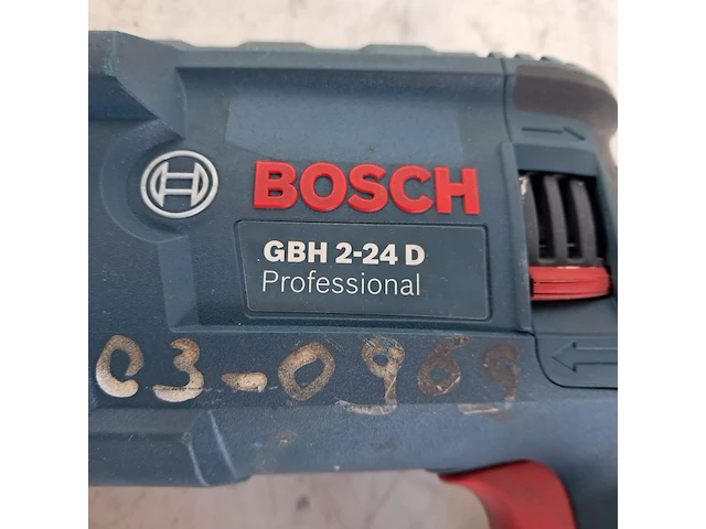 Boorhamer - 3kg - 230v - sds-plus, bosch, gbh 2-24 d, 2012 - afbeelding 4 van  6