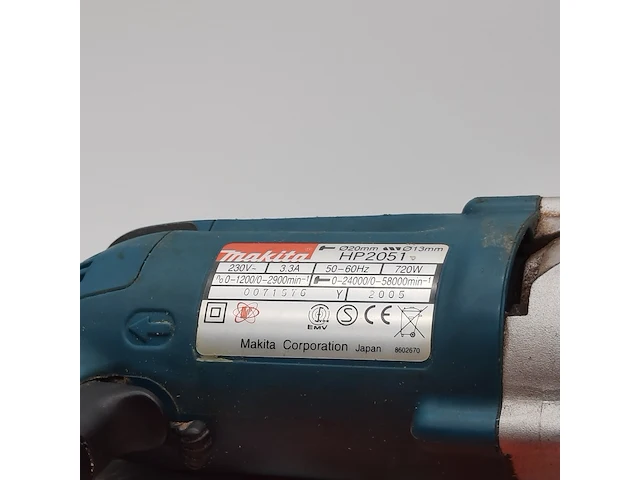 Boorhamer, bosch, hp2051, 2005 - afbeelding 7 van  9