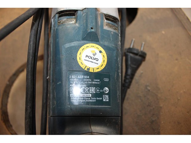 Boorhamer bosch met 6 potboren met diverse doorsneden w.o. 195mm, 155mm en 115mm. - afbeelding 4 van  4