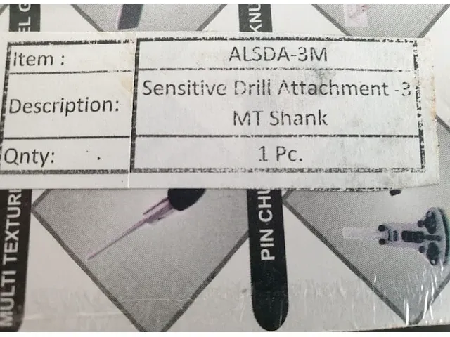 Boorhulpstuk assorts sensitive drill attachment mt3 - afbeelding 3 van  4