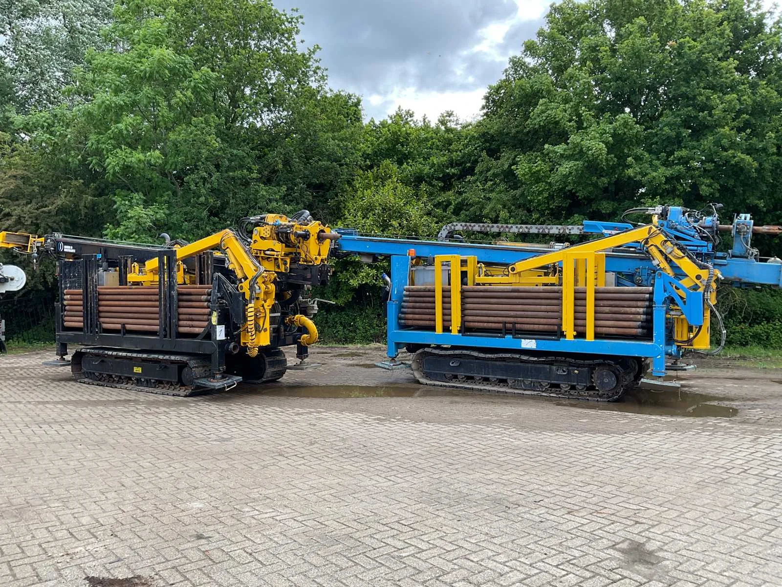 Boorinstallaties, vrachtauto's en toebehoren afkomstig uit het faillissement encor