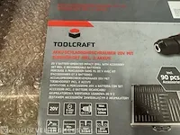 Boormachine met lader en 2x accu in koffer toolcraft - afbeelding 4 van  4