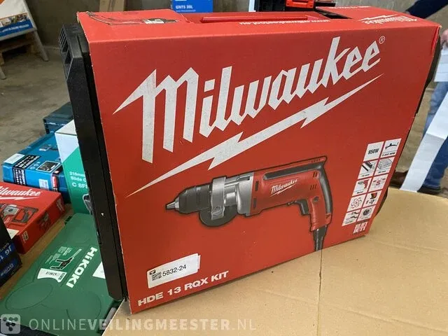 Boormachine milwaukee, hde 13 rox kit - afbeelding 2 van  2