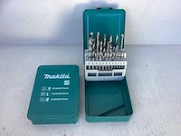 Boorset 18-delig hout/metaal/steen - afbeelding 1 van  3