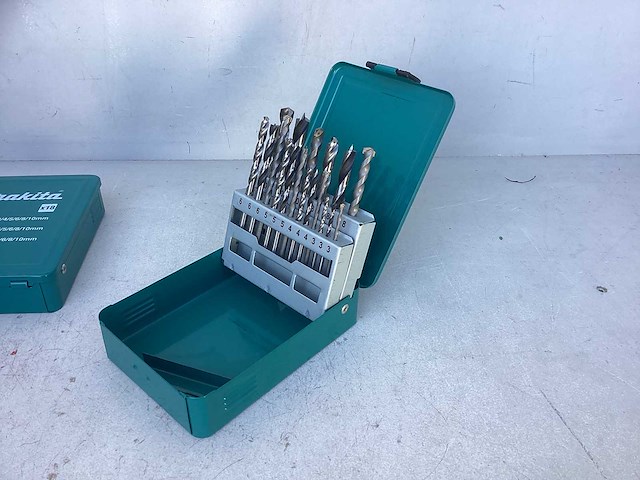 Boorset 18-delig hout/metaal/steen - afbeelding 3 van  3