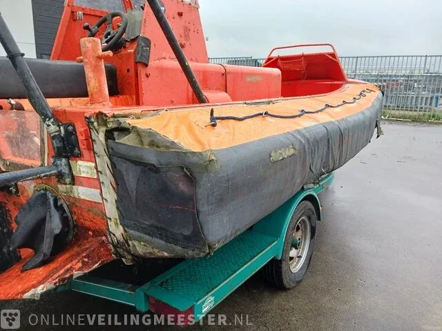 Boot seabear , 23 mk ii jet frv, oranje, bouwjaar 08-1984 - afbeelding 11 van  38