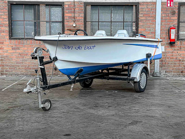 Boot sloep 8pk + trailer - afbeelding 1 van  27