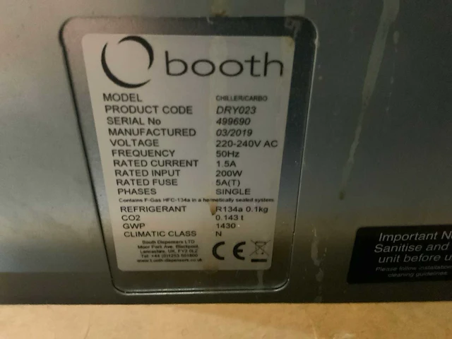 Booth chillercarbo waterkoelinstallatie (15x) - afbeelding 7 van  7