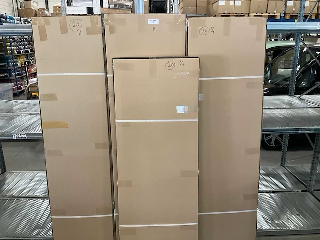 Bopita indy 3-deurskast white/natural - afbeelding 2 van  6