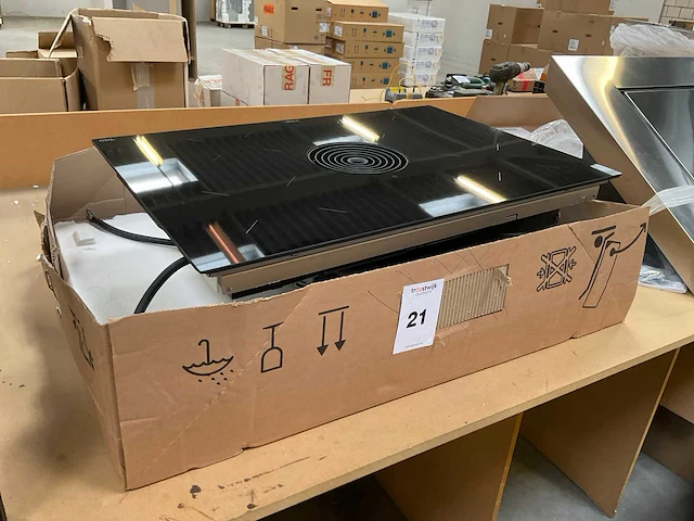 Bora inbouw inductie kookplaat met kookveldafzuiging - afbeelding 5 van  5