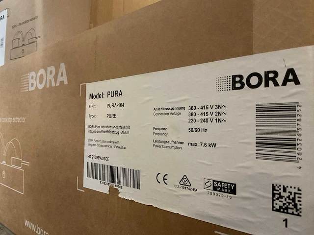 Bora pura pure inductiekookplaat met afzuiging - afbeelding 8 van  11