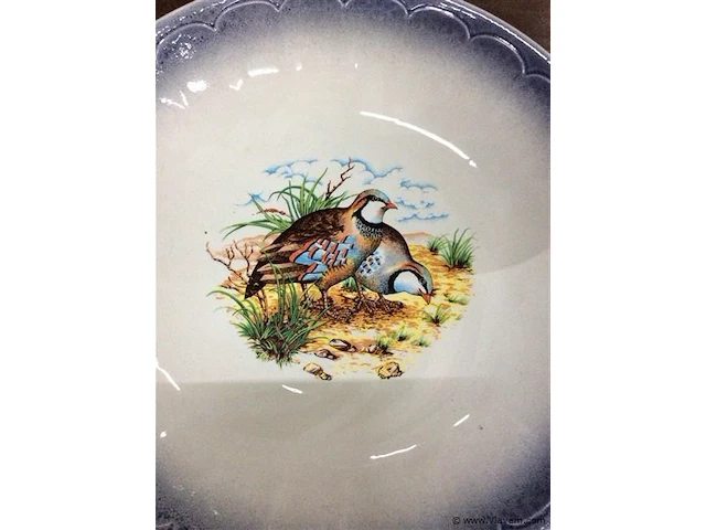 Bord faience - afbeelding 2 van  2
