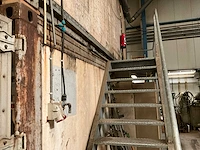Bordestrap 12 trede, platformhoogte 245cm, lengte:600cm, breedte:105cm, gedemonteerd - afbeelding 3 van  5