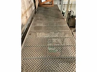 Bordestrap 12 trede, platformhoogte 245cm, lengte:600cm, breedte:105cm, gedemonteerd - afbeelding 4 van  5