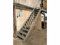 Bordestrap 12 trede, platformhoogte 245cm, lengte:600cm, breedte:105cm, gedemonteerd - afbeelding 5 van  5